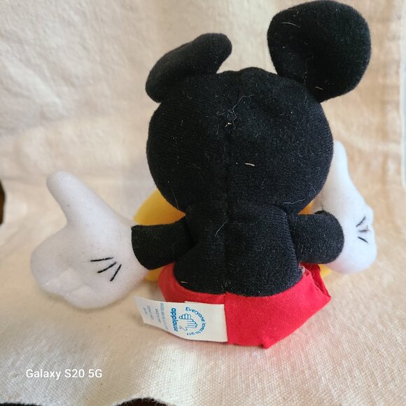 Disney Mickey Mouse‎ Plush Beanbag Stuffed Animal Toy Collectible - Picture 3 of 5